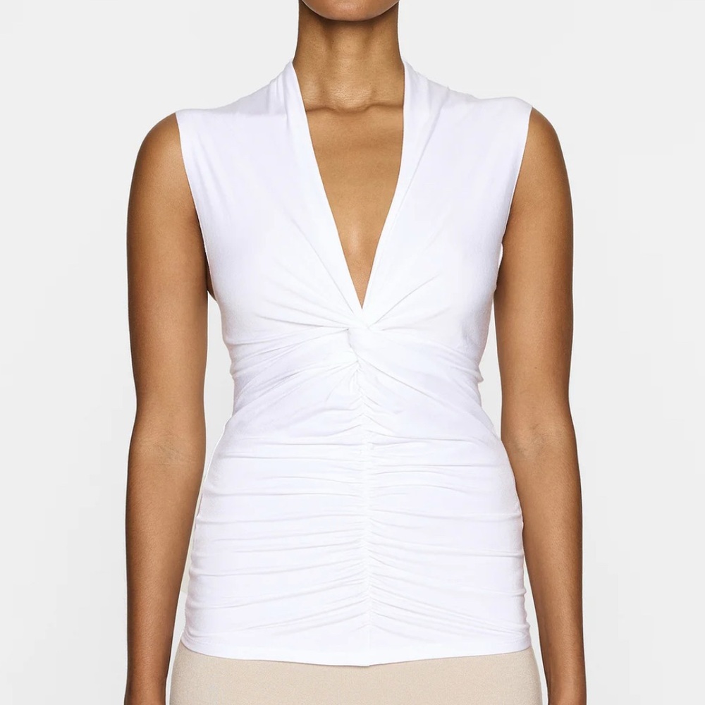 Bleusalt Cindy V tank white